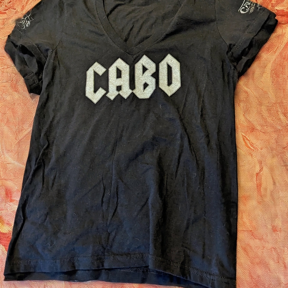 Bay Island Black Cabo Graphic Tee
